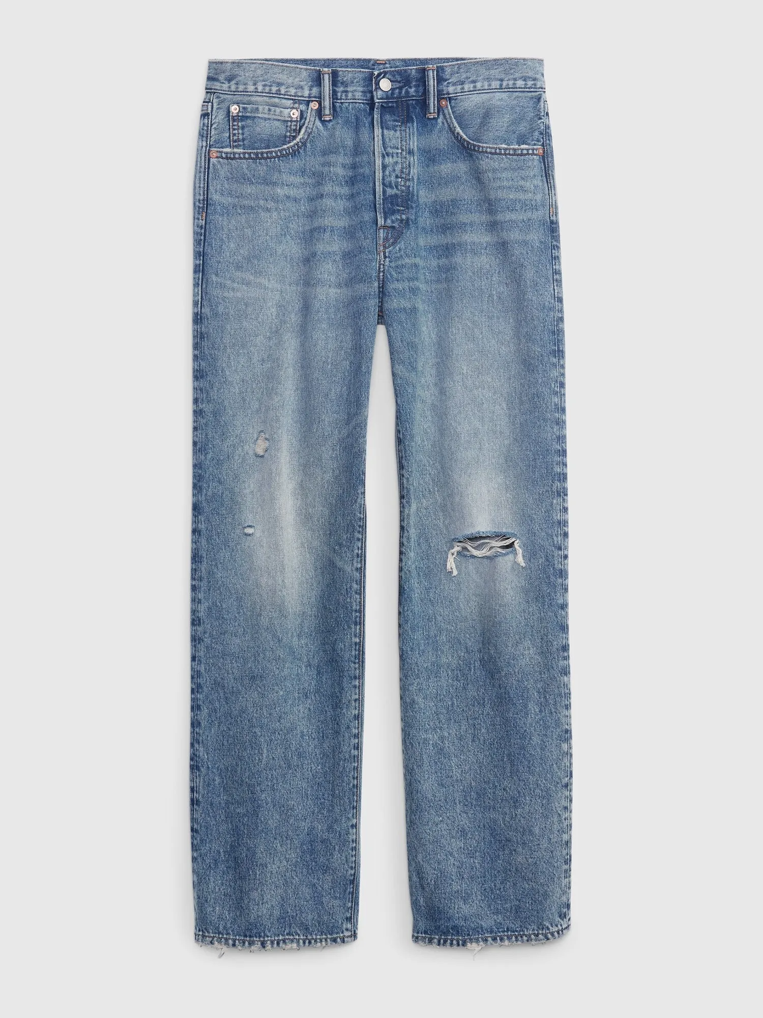 100% Organic Cotton '90s Loose Jeans with Washwell