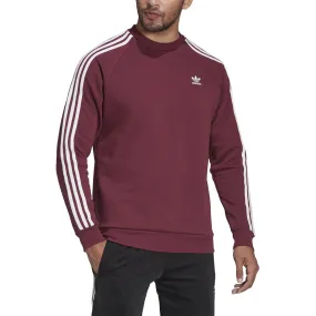 Adidas Adicolor Classics 3-Stripes Men's Crew Sweatshirt Victory Crimson