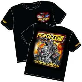 Aeroflow 'Nitro Hemi' Black T-Shirt AFNITRO2-5T