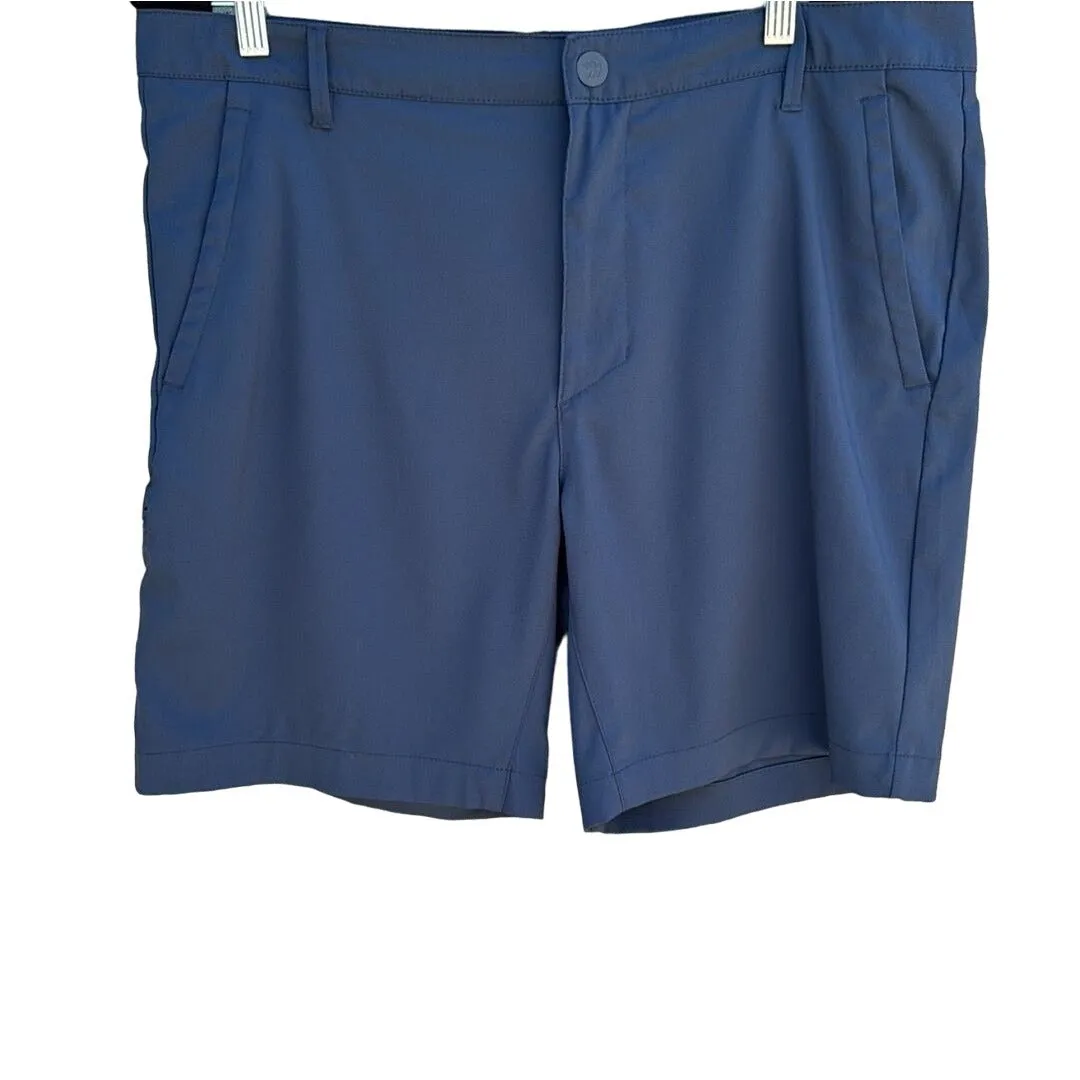 All In Motion Men's Navy Lightweight Active Breathable Shorts - Multiple Pockets