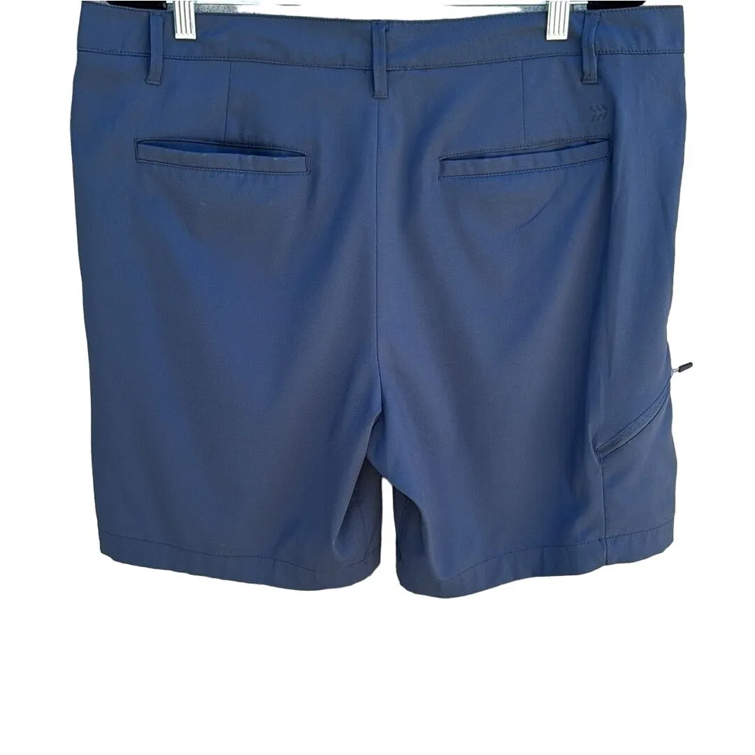 All In Motion Men's Navy Lightweight Active Breathable Shorts - Multiple Pockets