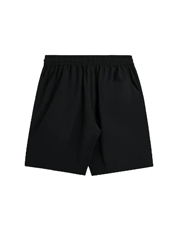 Black Lightweight Shorts with Large Pockets