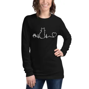 Cat Pulse Unisex Long Sleeve Tee