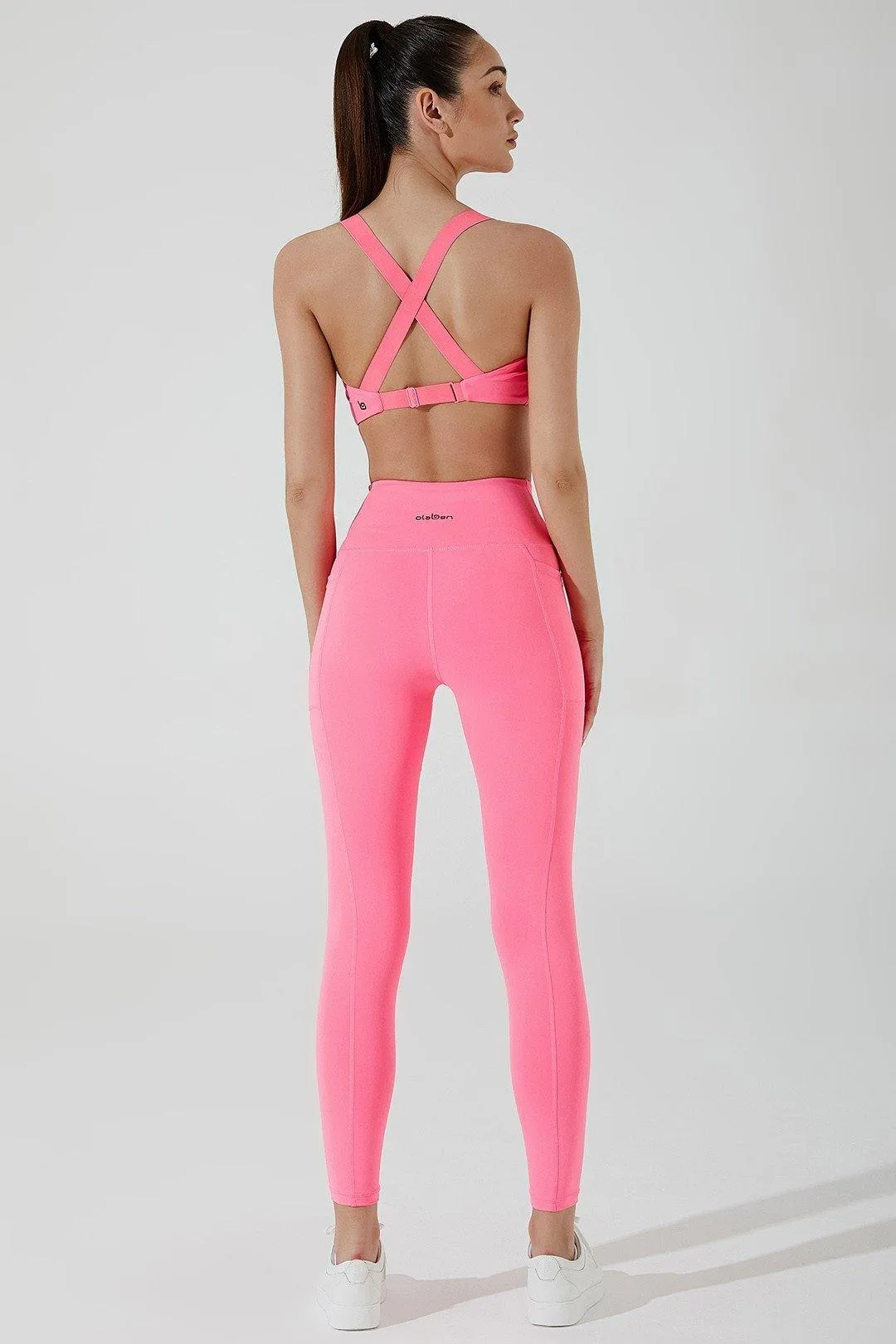 Charlise High Waist Legging - Cotton Candy