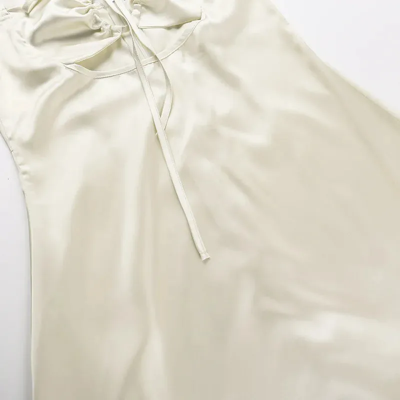 Cocktail Elegant Cream A-Line Mini Dress