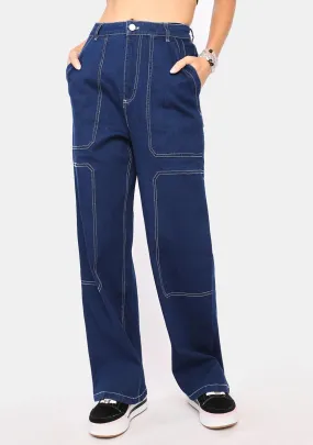 Cooper Wide Leg Denim Jeans