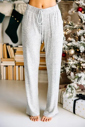 Cozy Up Heather Gray Lounge Pants