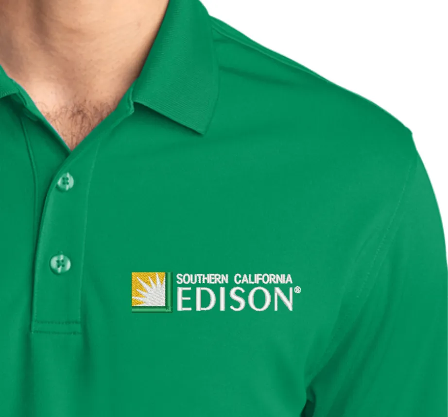 Custom Embroidered SCE Polo - Embroidered Dry Zone UV Micro-Mesh Polo. K110