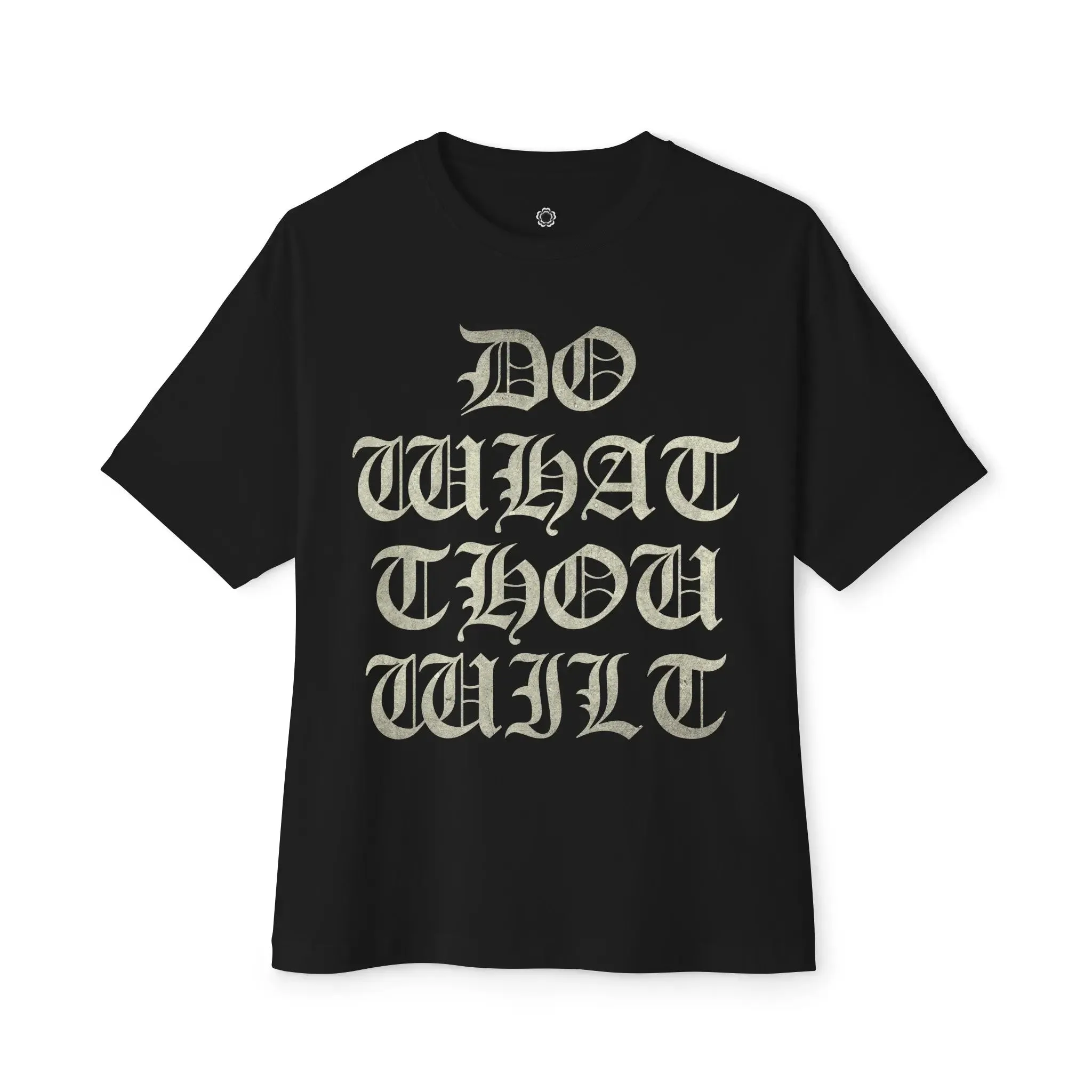 DWTW Gothic Letters Printed Tee