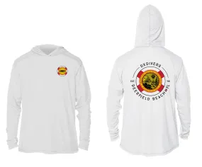 DXDivers Florida Seal Long Sleeve Hooded Shirt