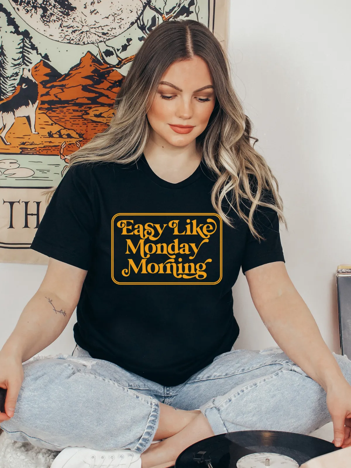 Easy Like Monday Morning | Adult Graphic Tee