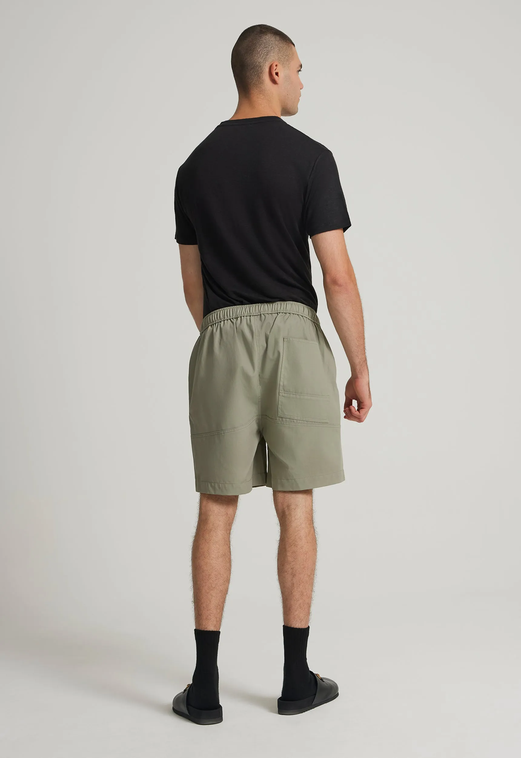 Edon Cotton Twill Short - Shrub Tint