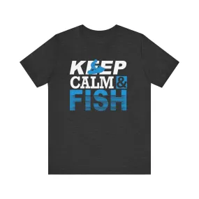 Fishing Keep Calm T Shirt