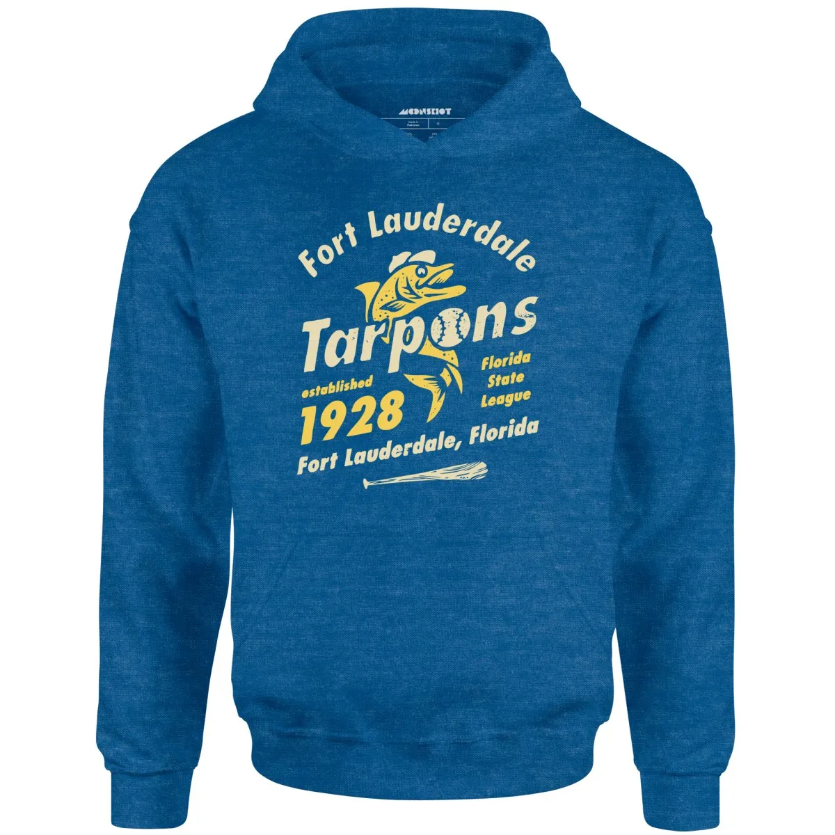 Fort Lauderdale Tarpons - Florida - Vintage Defunct Baseball Teams - Unisex Hoodie