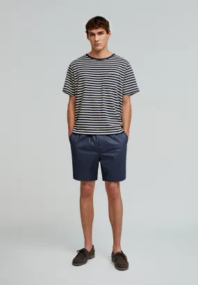 LIGHTWEIGHT BERMUDA SHORTS WITH ELASTIC WAIST