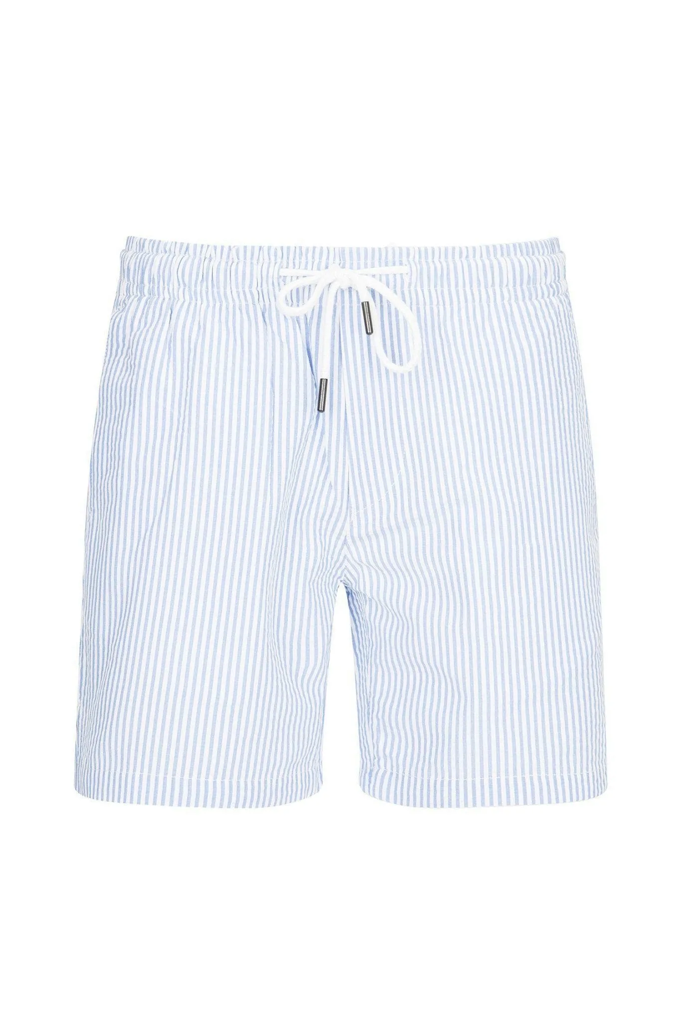 Lightweight Striped Shorts - Blue