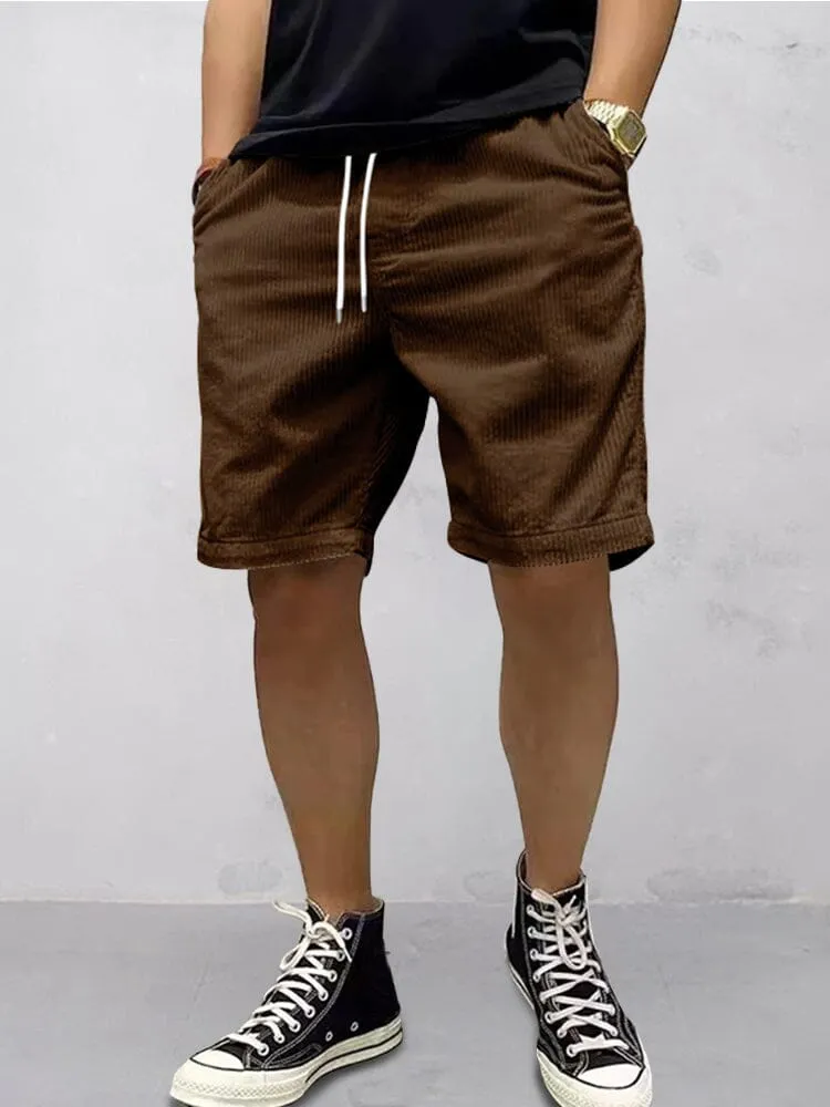 Lightweight Summer Corduroy Shorts