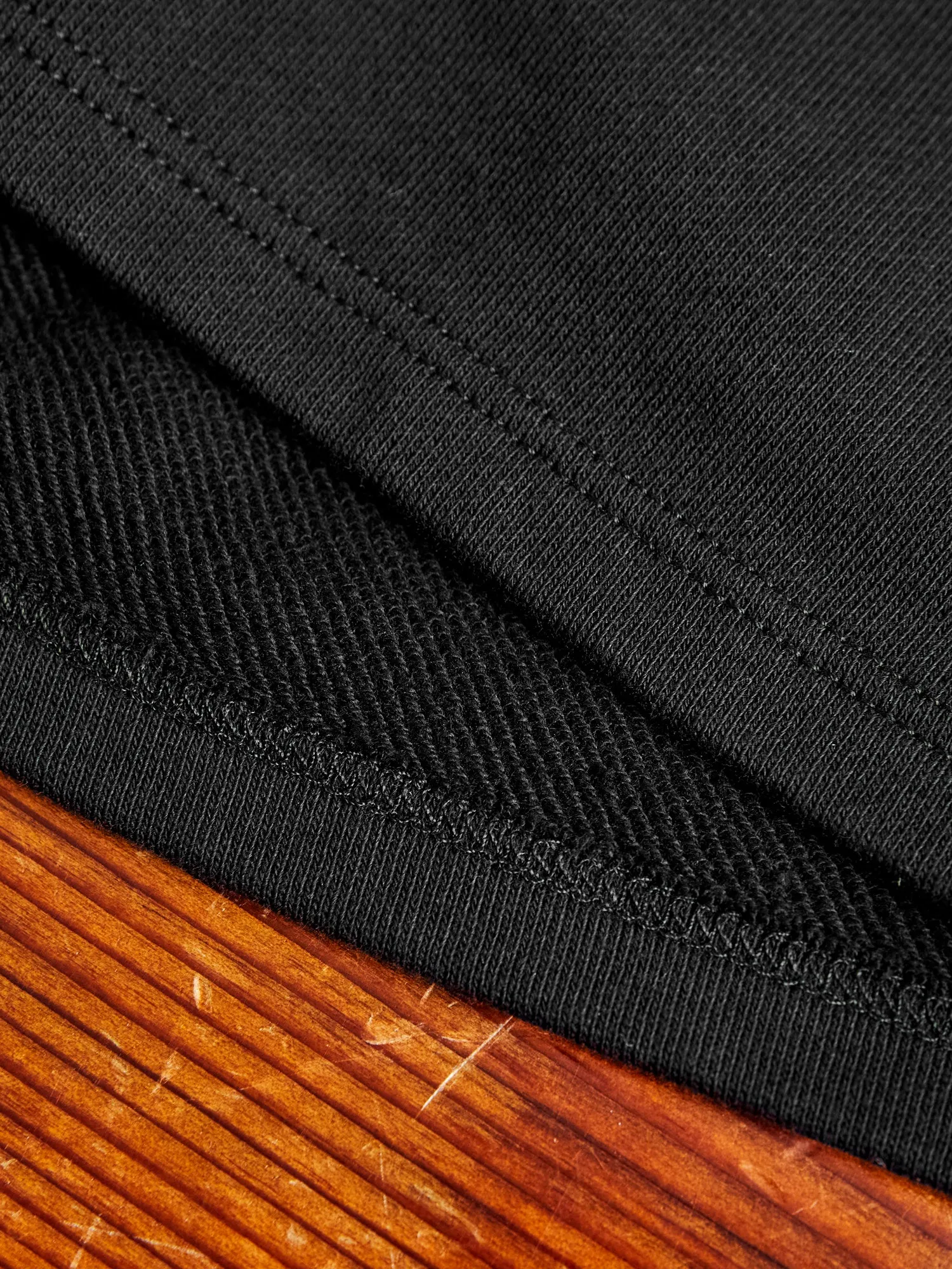 Lightweight Terry Sweatshort in Black