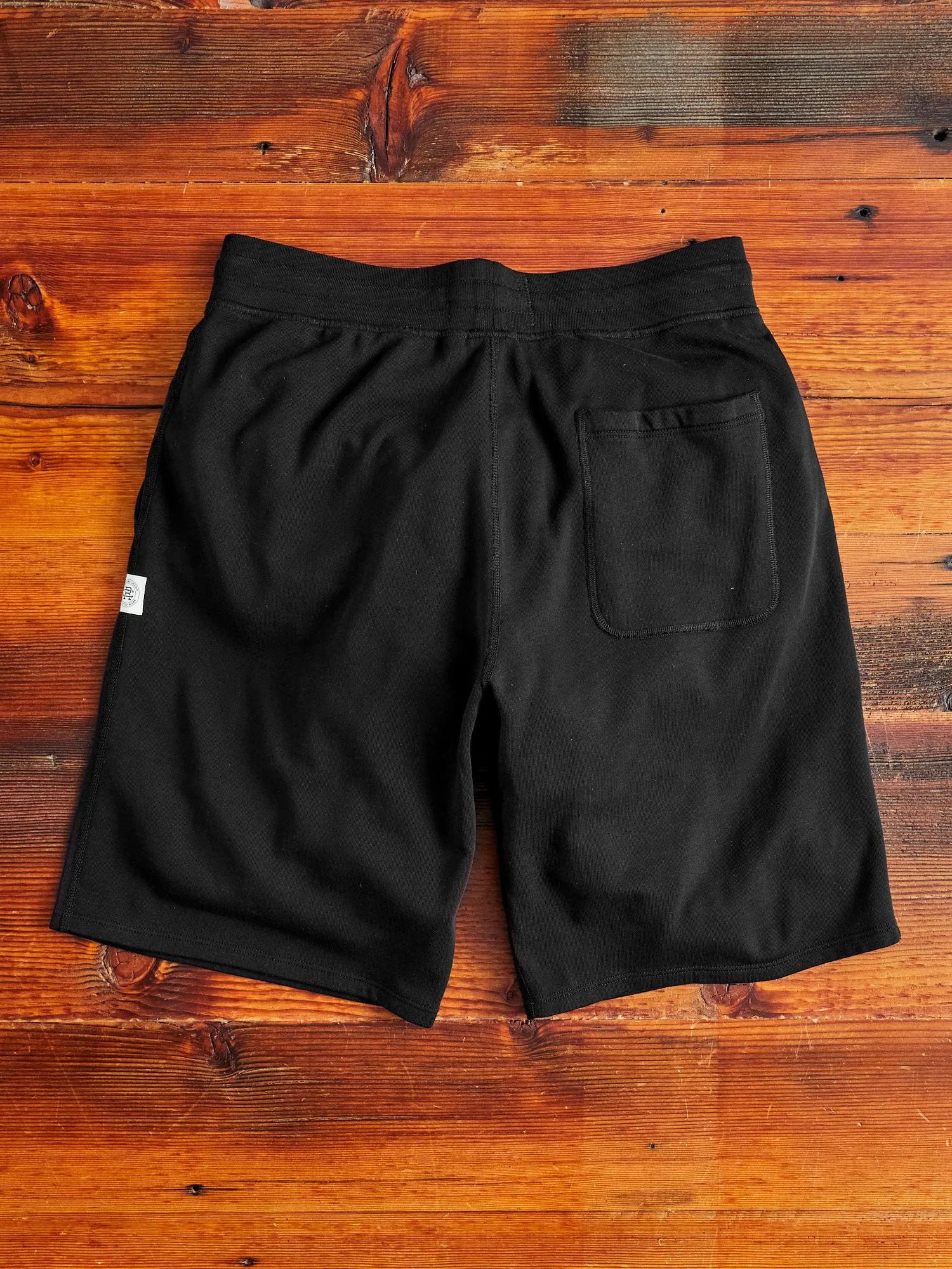 Lightweight Terry Sweatshort in Black