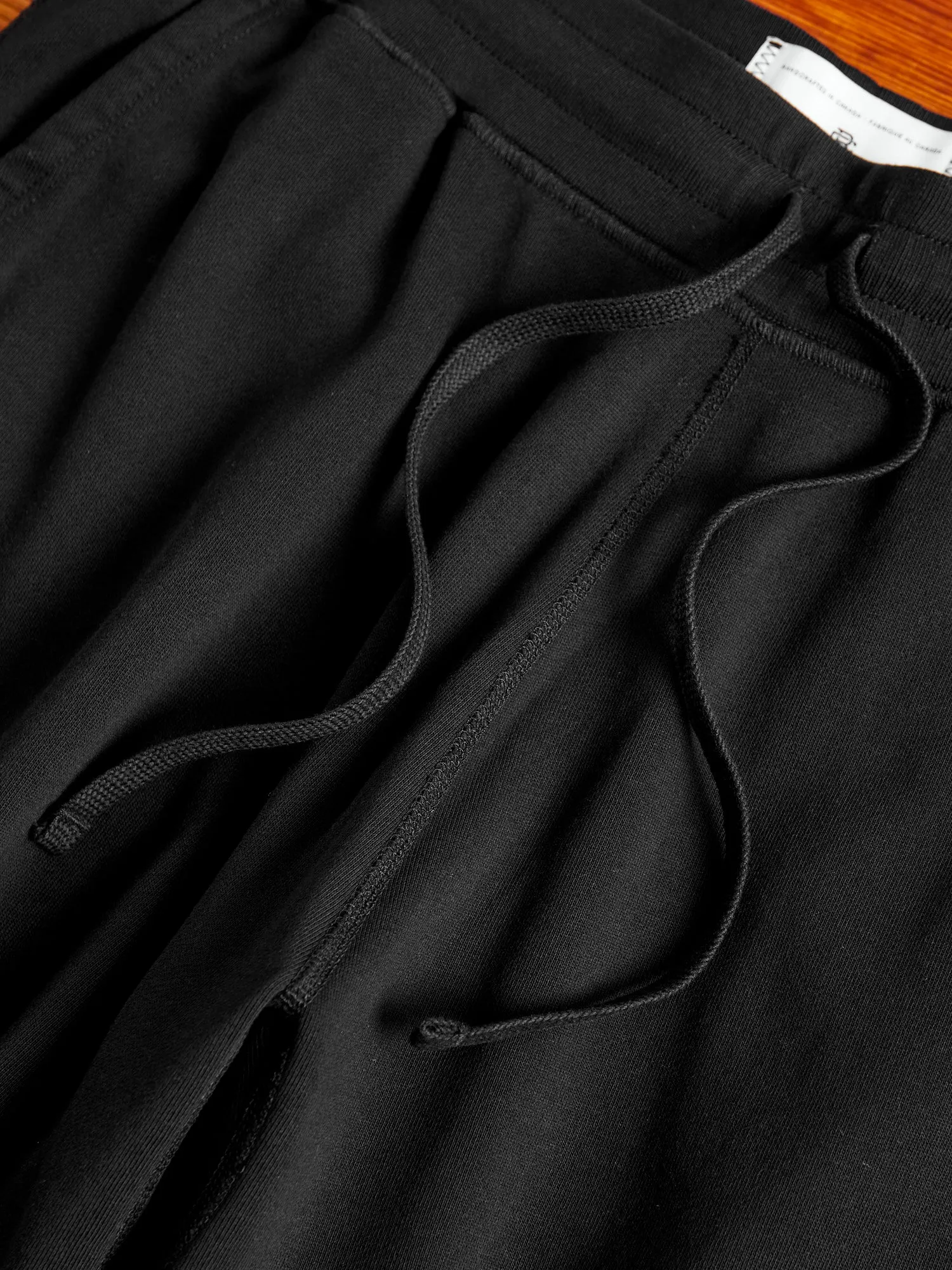 Lightweight Terry Sweatshort in Black