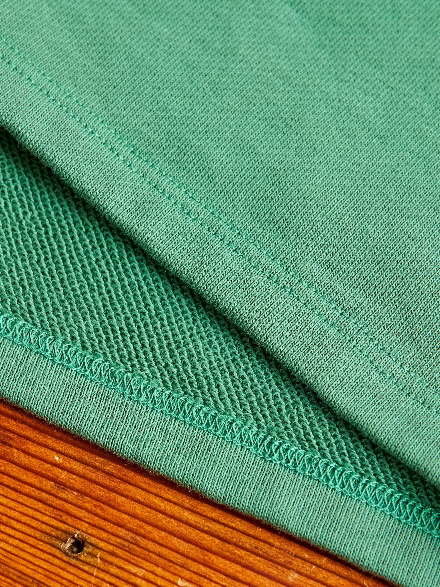 Lightweight Terry Sweatshort in Lawn Green