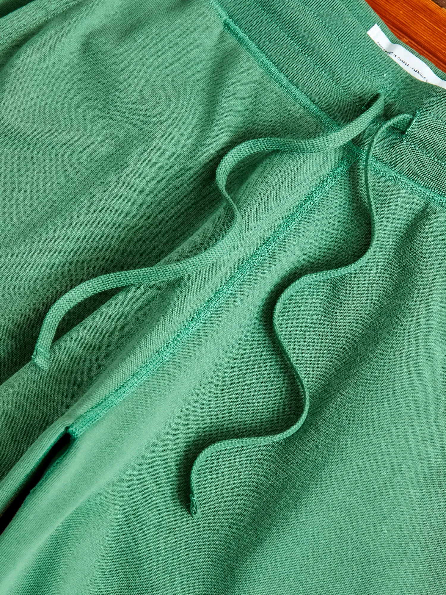 Lightweight Terry Sweatshort in Lawn Green