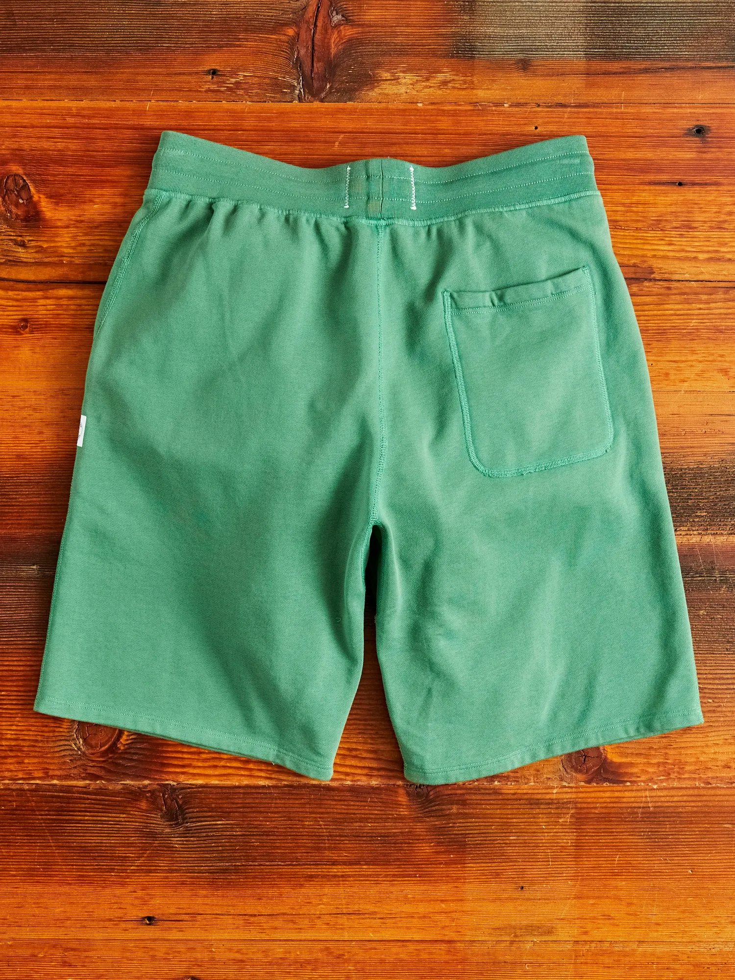 Lightweight Terry Sweatshort in Lawn Green