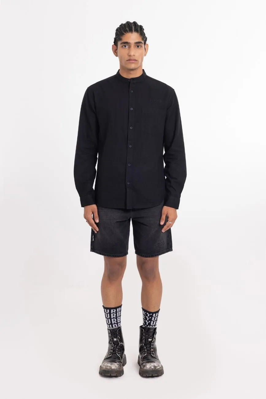 Linen Shirt // Black