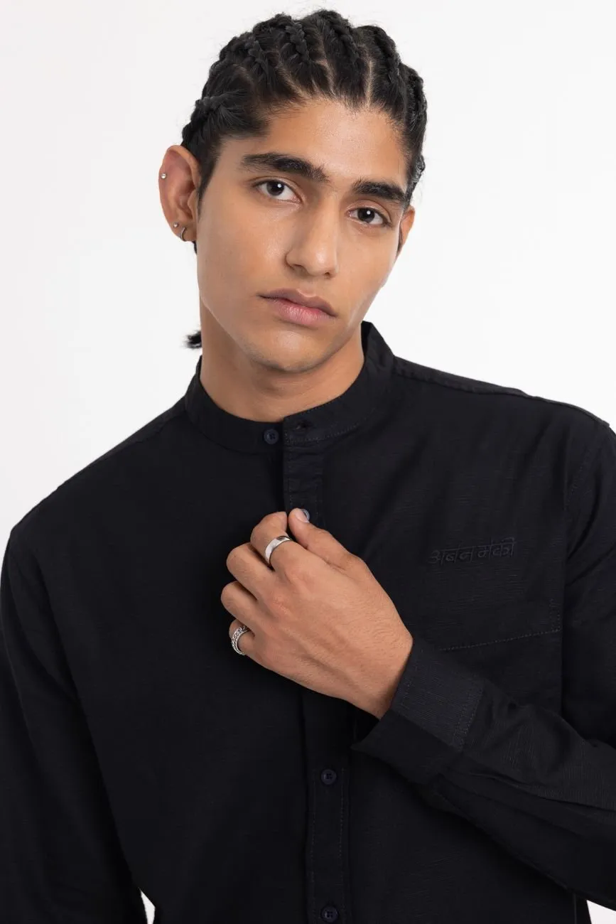 Linen Shirt // Black