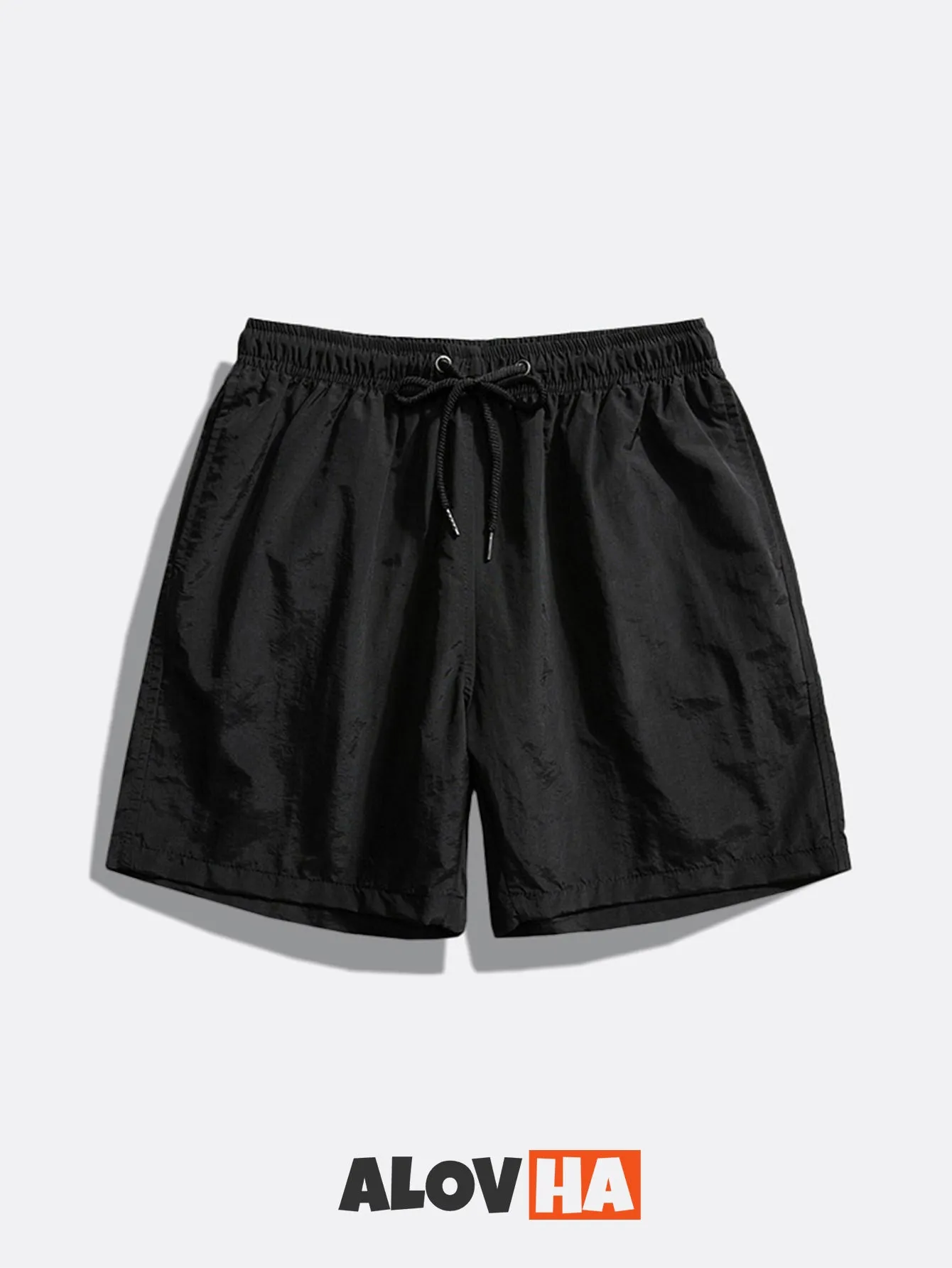 Mens Summer Lightweight Plain Pull On Board Shorts