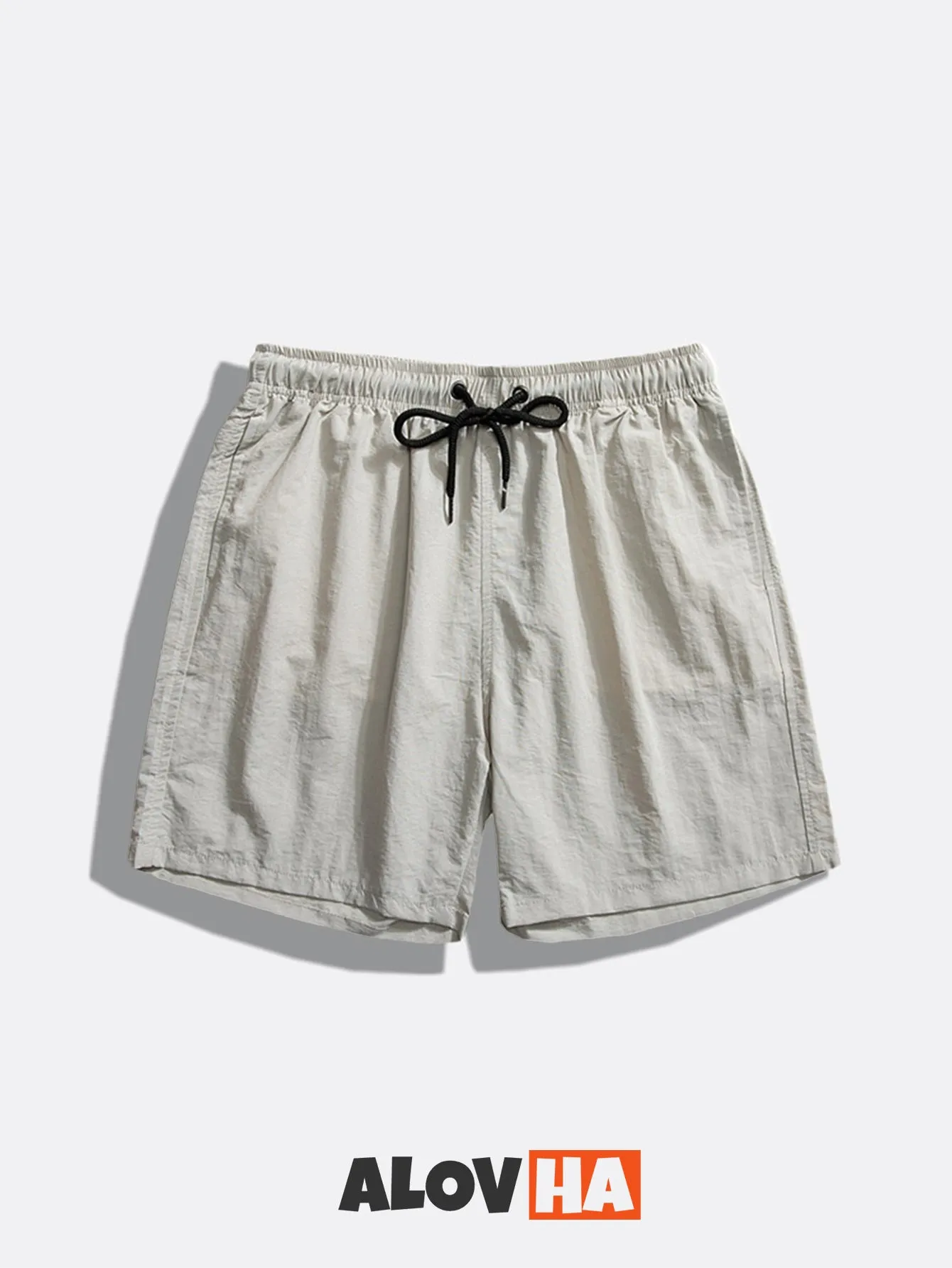 Mens Summer Lightweight Plain Pull On Board Shorts