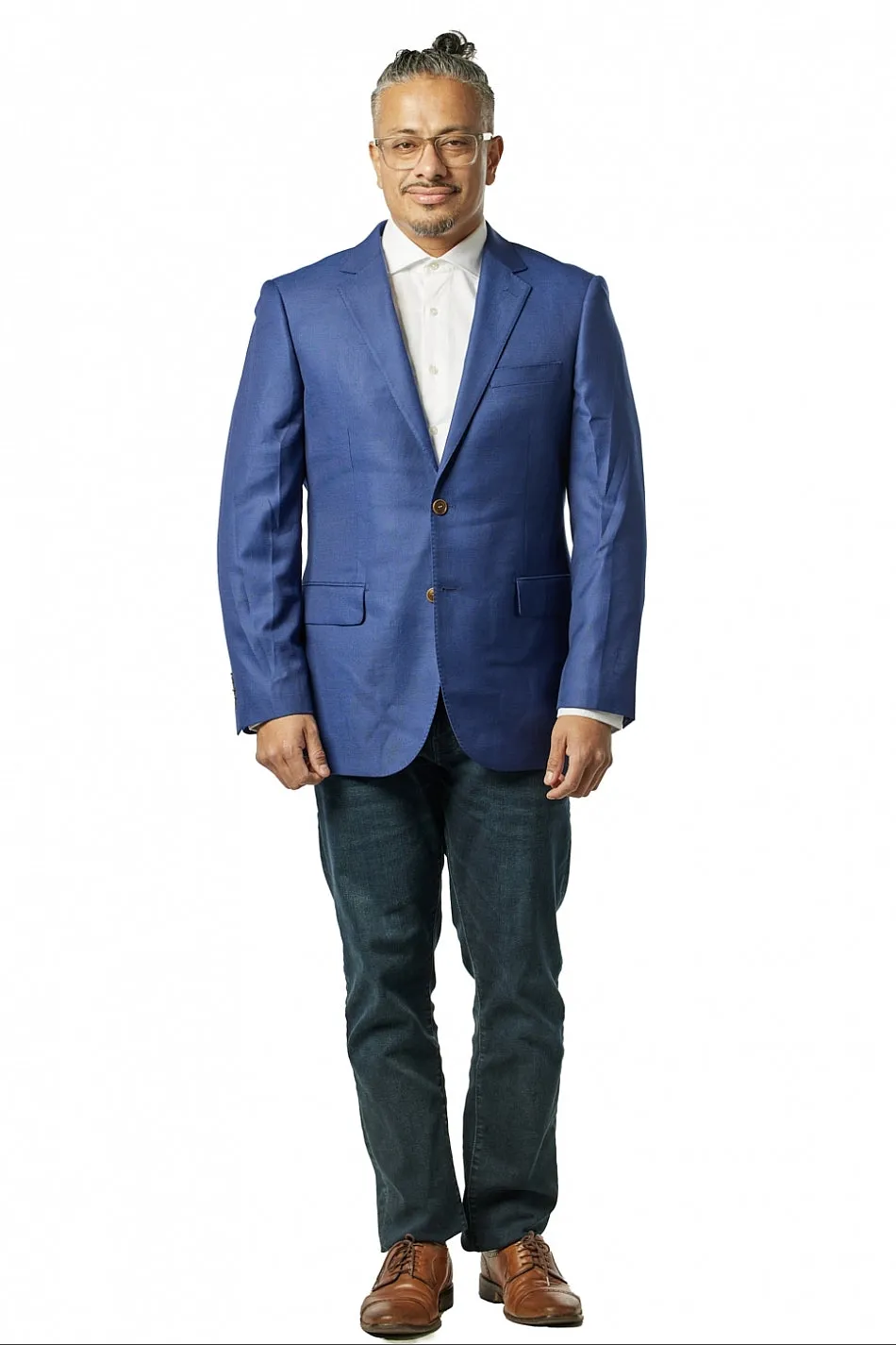 Modern Fit French Blue Sport Jacket B-SJ-LP-610