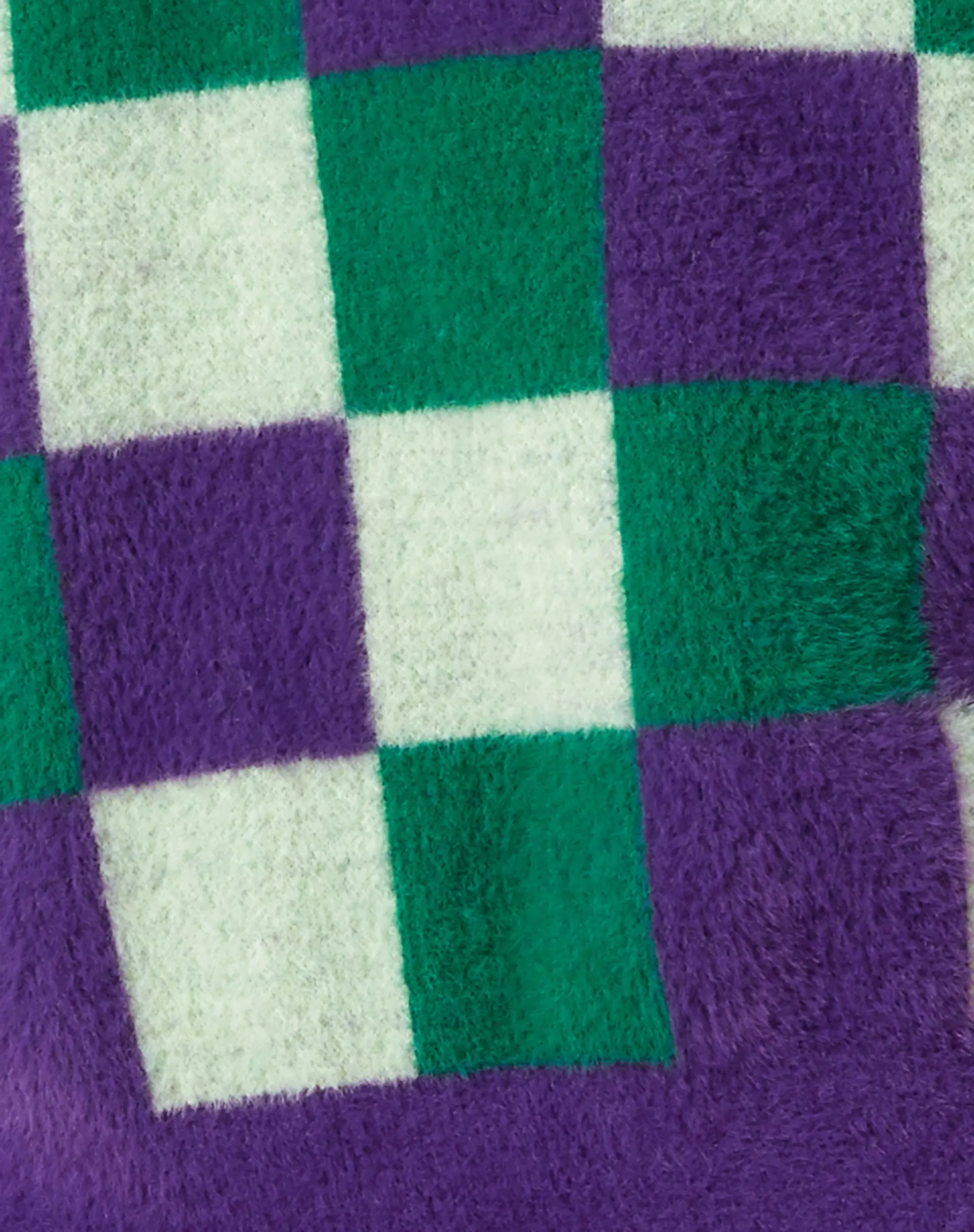 Namari Jumper in Check Green Purple