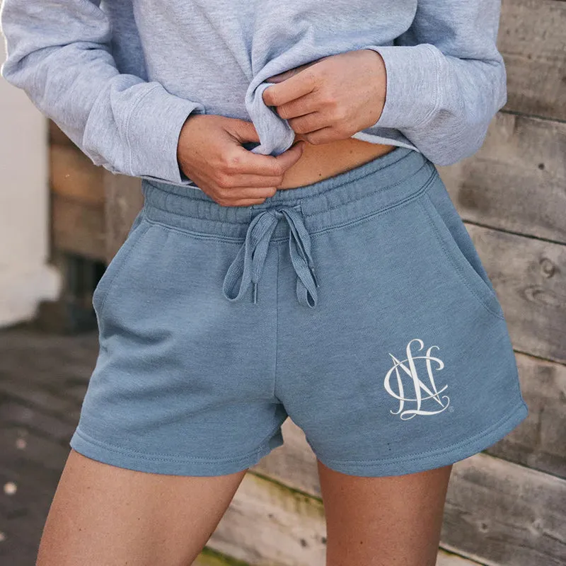 NCL Lightweight California Wave Wash Sweatshorts - Misty Blue or Blush Pink