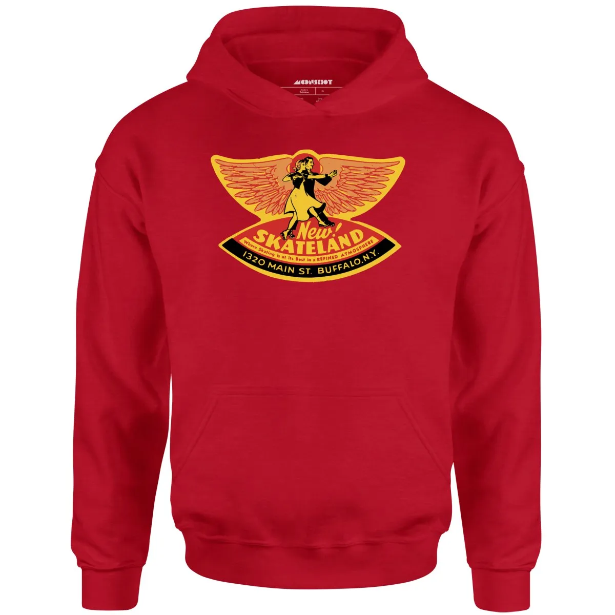 New Skateland - Buffalo, NY - Vintage Roller Rink - Unisex Hoodie