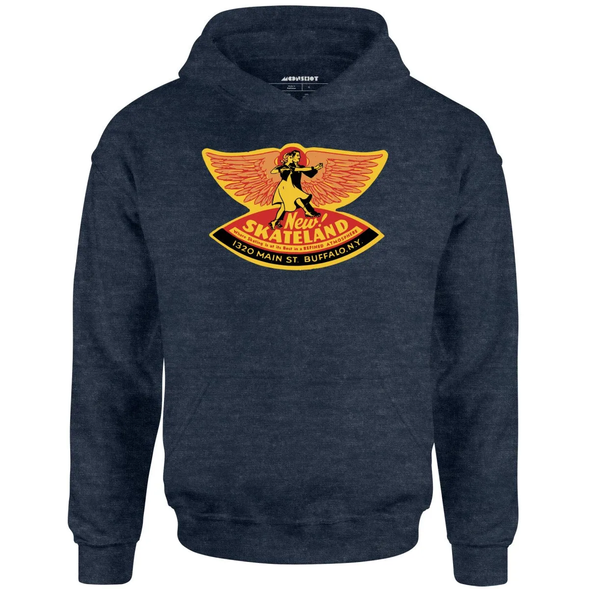 New Skateland - Buffalo, NY - Vintage Roller Rink - Unisex Hoodie