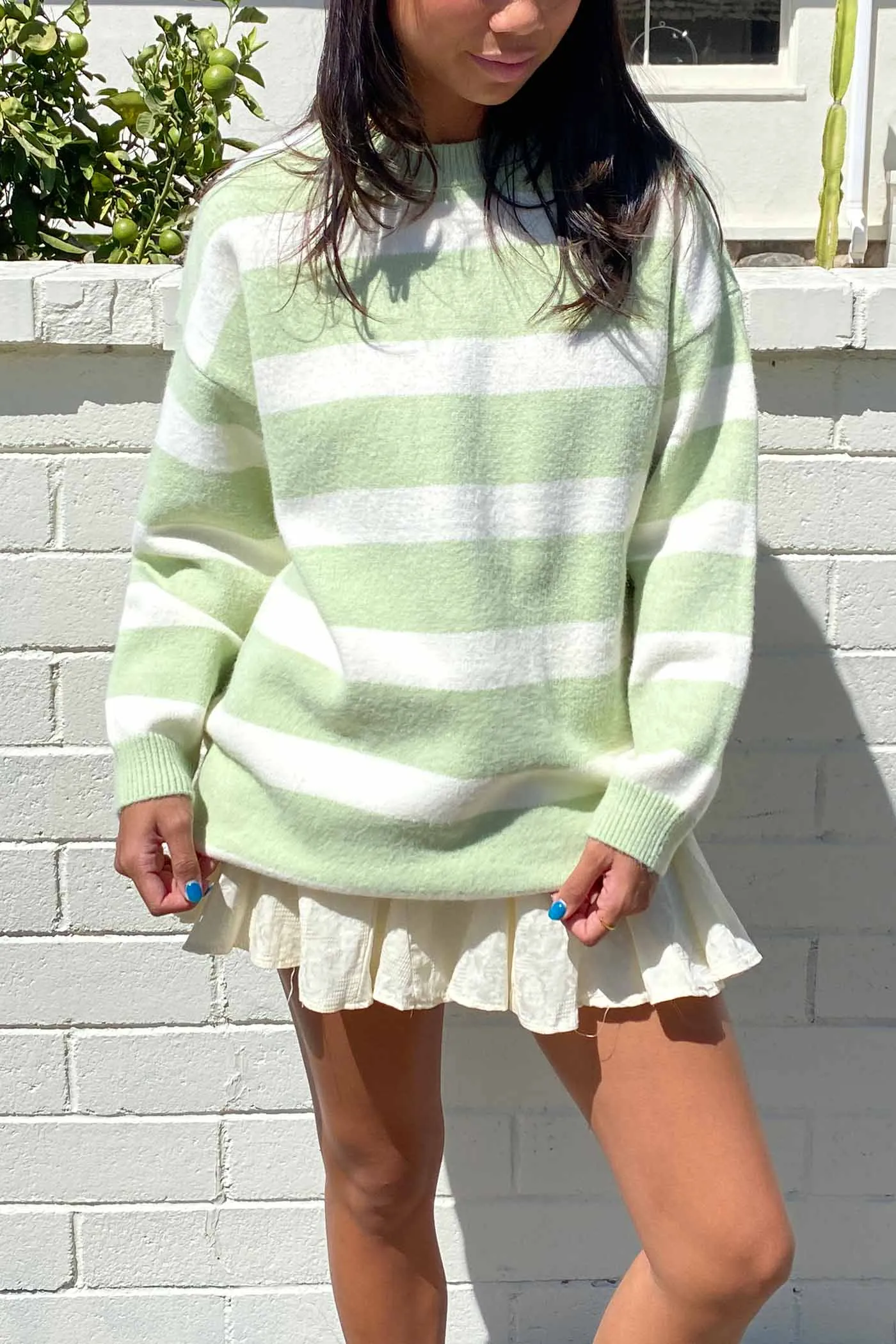 Oversized Striped Sweater