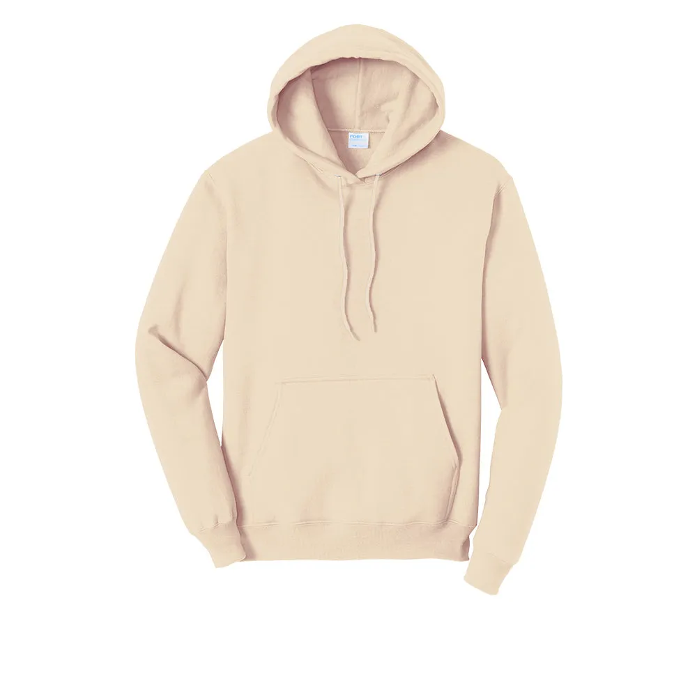 Port & Company® Core Fleece Pullover Hooded Sweatshirt - Creme