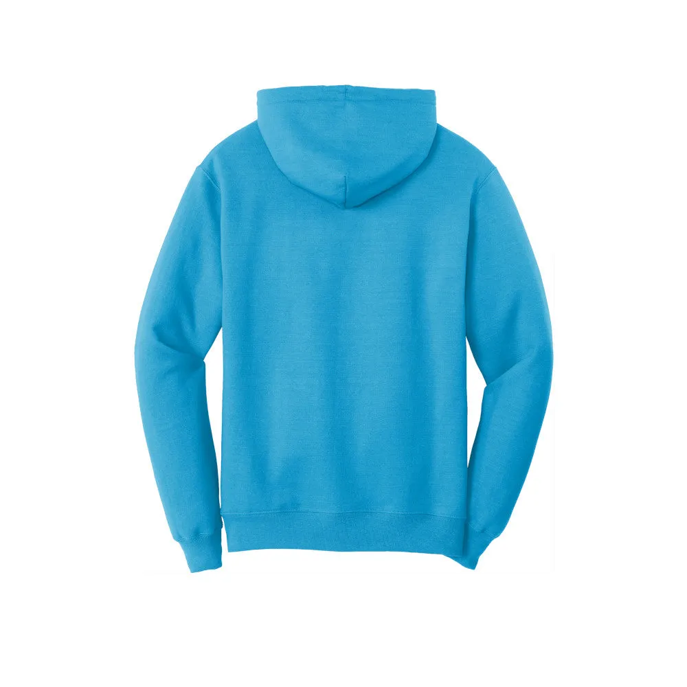 Port & Company® Core Fleece Pullover Hooded Sweatshirt - Neon Blue