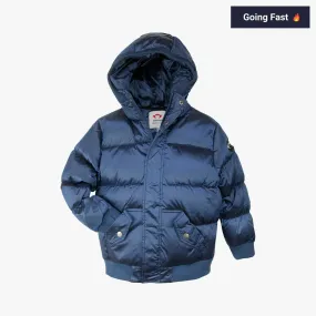 Puffy Coat | Navy Blue