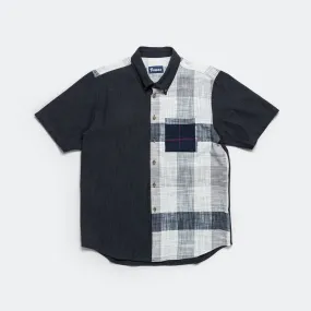 Relaxed Shirt - Navy/White