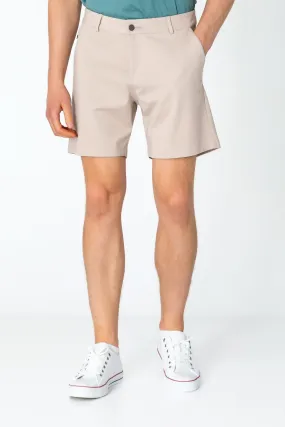 Side Pocket Lightweight Shorts - Beige