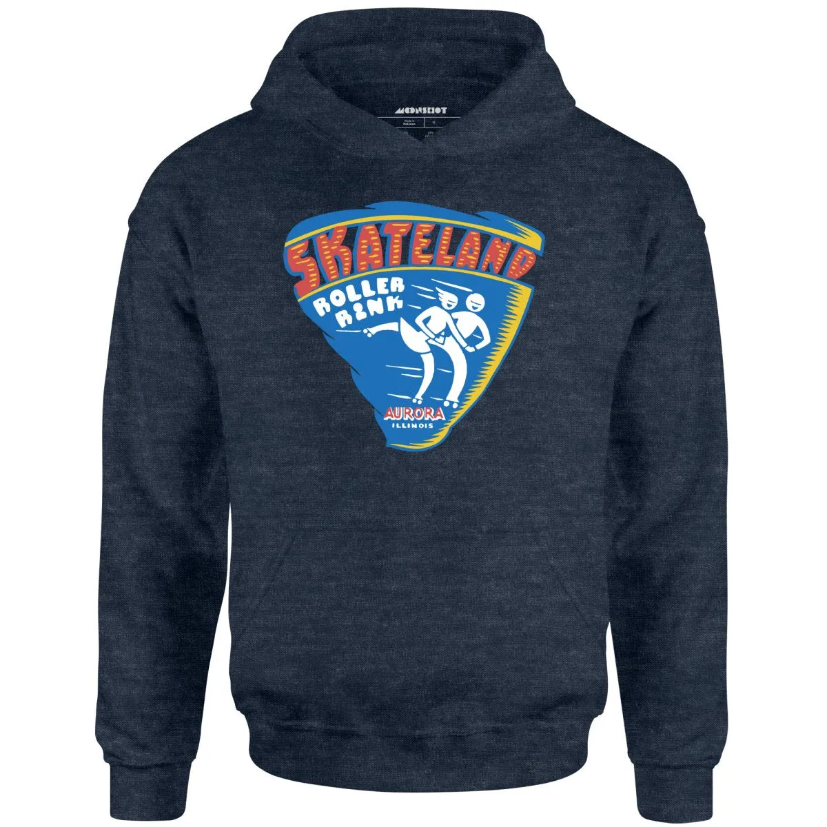 Skateland - Aurora, IL - Vintage Roller Rink - Unisex Hoodie