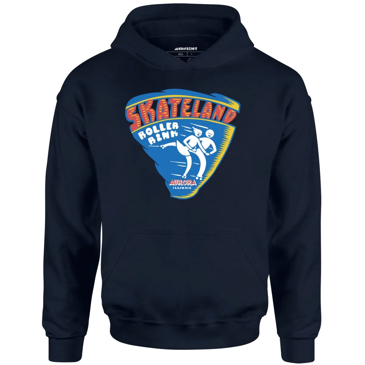 Skateland - Aurora, IL - Vintage Roller Rink - Unisex Hoodie