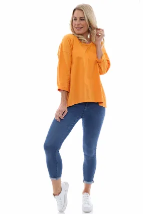 Sports Sweat Top Tangerine