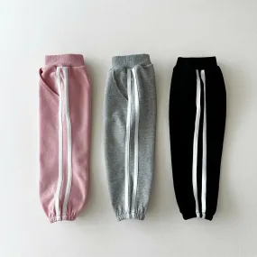 Striped Cozy Loose Sweat Pants