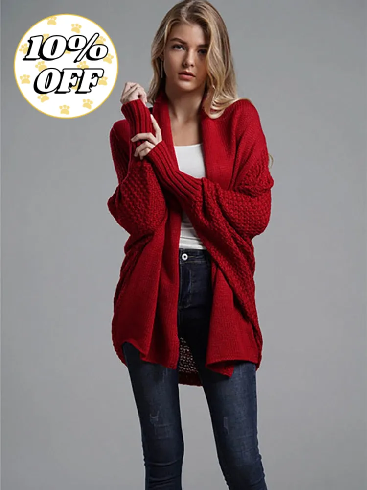 Trendy One Size Cardigan Oversized Long Sweater