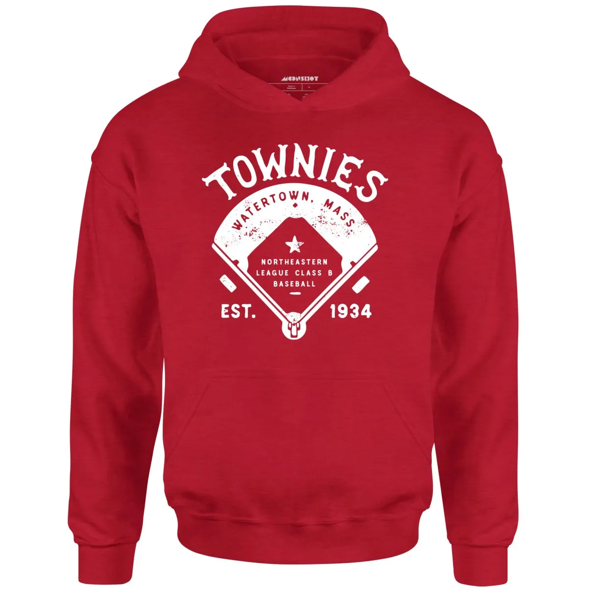 Watertown Townies - Massachusetts - Vintage Defunct Baseball Teams - Unisex Hoodie