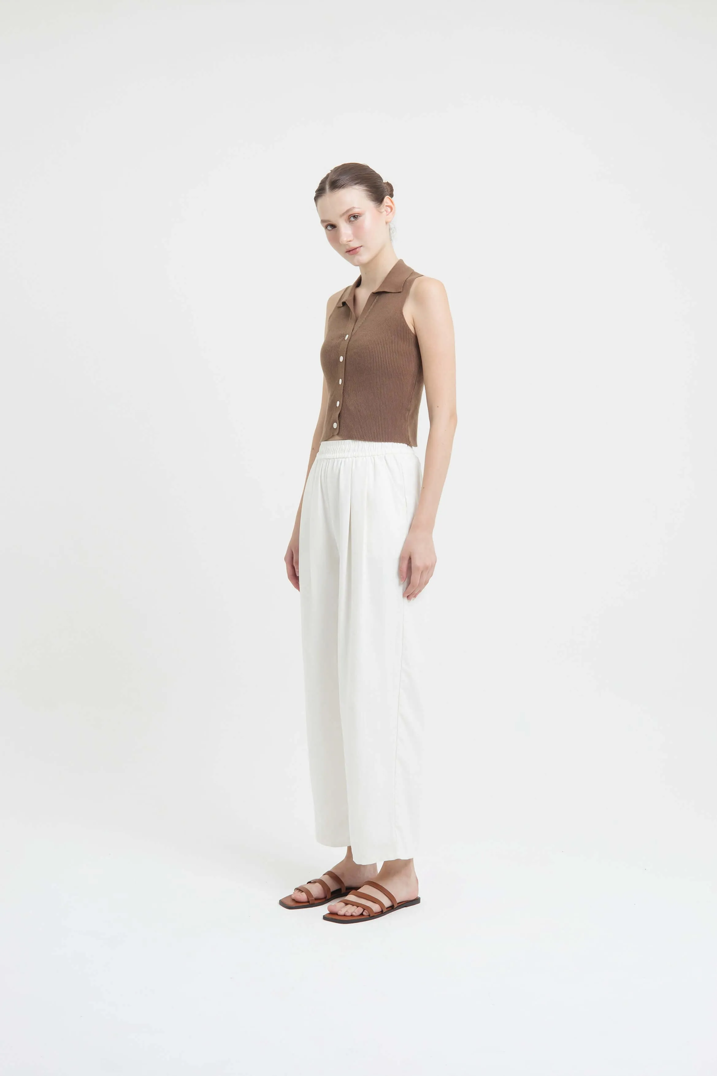 White Bamboo Cozy Long Pants