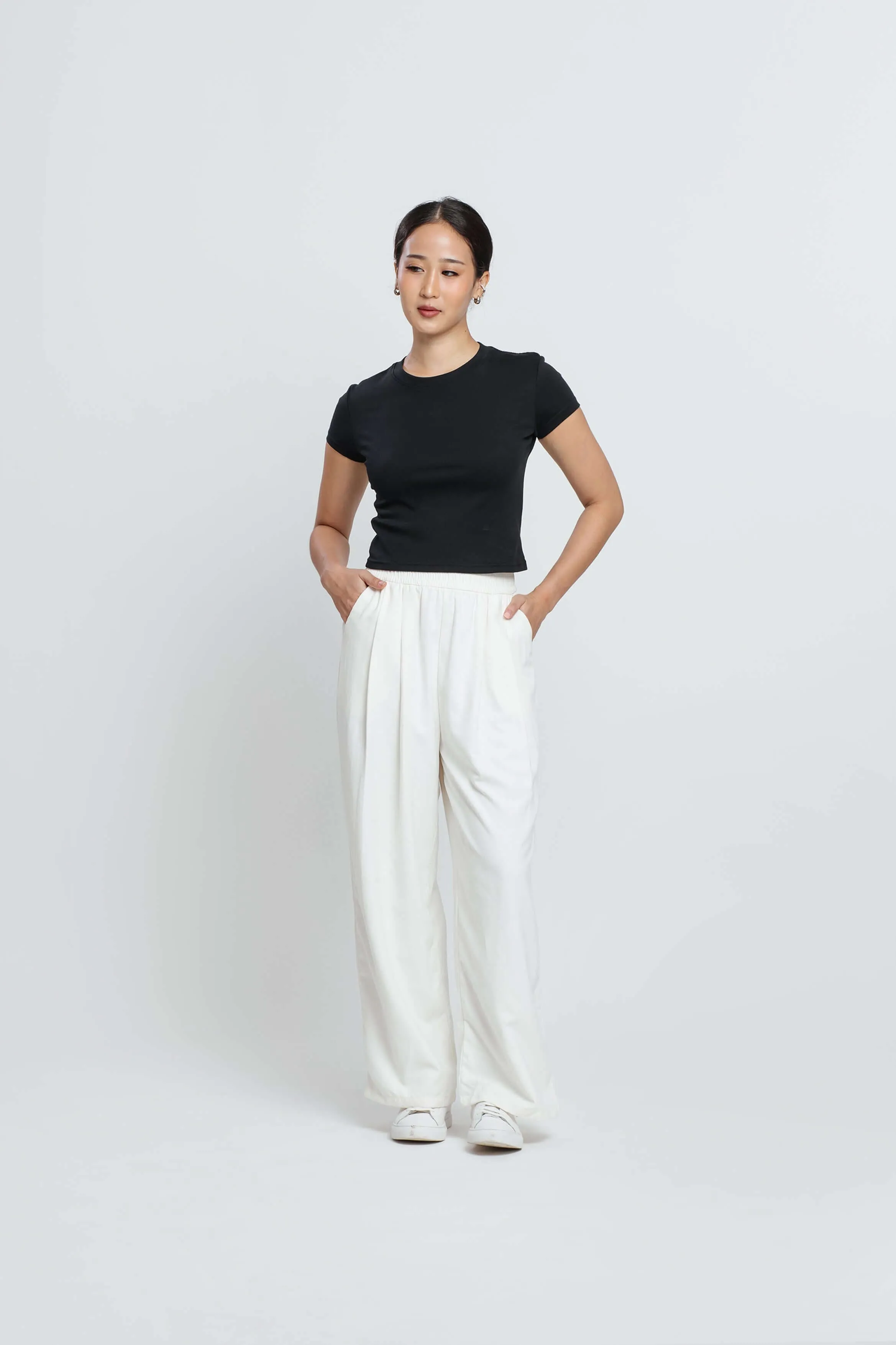 White Bamboo Cozy Long Pants